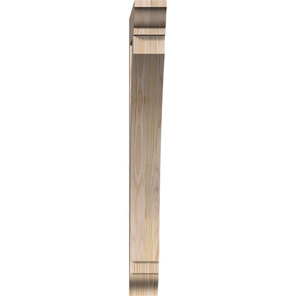 Thorton Traditional Smooth Bracket, Douglas Fir, 3 1/2W X 22D X 34H